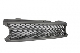Central Grille  suitable for Land ROVER Range ROVER Vogue III (L322) (2006-2009) Silver Autobiography Supercharged Edition-image-6016614
