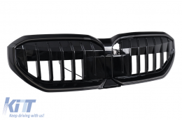 Central Kidney Grille suitable for BMW 5 Series G60 G61 (2023-) With LED-image-6260155