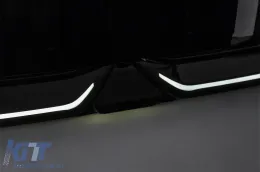 Central Kidney Grille suitable for BMW 5 Series G60 G61 (2023-) With LED-image-6260160
