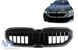 image-48-Central Kidney Grille suitable for BMW 5 Series G60 G61 (2023-) With LED