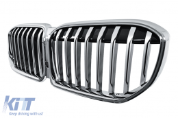 Central Kidney Grille suitable for BMW 7 Series G11 G12 LCI (2020-2022) with LED - FGBMG12LCILD