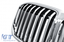 Central Kidney Grille suitable for BMW 7 Series G11 G12 LCI (2020-2022) with LED-image-6165716