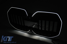 Central Kidney Grille suitable for BMW 7 Series G70 (2022-up) With LED-image-6260218