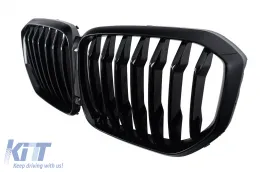 Central Kidney Grille suitable for BMW X5 G05 (2018-2022) Piano Black-image-6260096