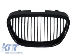 image-57-Centralny Kratka przednia Czarny błyszczący Dla SEAT Toledo Leon Altea 04-09 Cupra Look