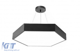 image-21-Chandelier Hexagon HoneyComb Ceiling Light System 6500K Diameter 60cm