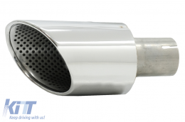 Échappement Silencieux Conseils pour Audi A4 B9 2016-2019 A5 F5 2017-2019 Chrome-image-6079518