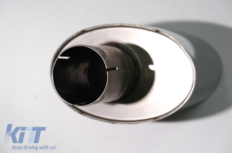 Échappement Silencieux Conseils pour Audi A4 B9 2016-2019 A5 F5 2017-2019 Chrome-image-6079524