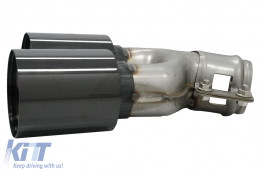 Échappement Silencieux Conseils pour BMW 5 G30 G31 G38 16-20 6 G32 16-20 540i Look Noir-image-6079602