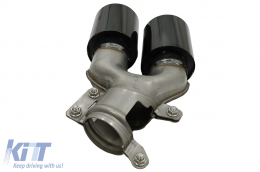 Échappement Silencieux Conseils pour BMW 5 G30 G31 G38 16-20 6 G32 16-20 540i Look Noir-image-6079604