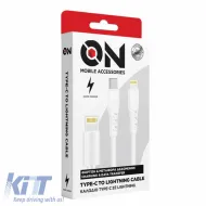 Charge Cable Type-C to Lightning White 1m ON Mobile Accessories 1 Piece-image-6322261