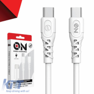 Charge Cable Type-C to Type-C White 1m ON Mobile Accessories 1 Piece