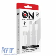 Charge Cable Type-C to Type-C White 1m ON Mobile Accessories 1 Piece-image-6322268