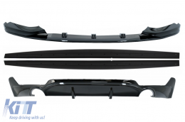 image-54-Cheílos Emprós Profulaktíras Aerotomí katállhlo gia BMW Seirá 4 F32 F33 F36 Koupé Kamprioléta Grand Koupé (2013-03.2019) me Próstheto proektáseis cheilión Plaϊná Kit podión kai diplí diplí éxodos Dias