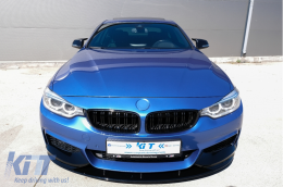Cheílos Emprós Profulaktíras Aerotomí katállhlo gia BMW Seirá 4 F32 F33 F36 Koupé Kamprioléta Grand Koupé (2013-03.2019) me Próstheto proektáseis cheilión Plaϊná Kit podión kai diplí diplí éxodos Dias-image-6081943
