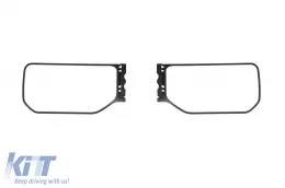 Chrom-Frontstoßstangenkit Typ W465 geeignet für Mercedes G-Klasse W464 nach 2018 mit PDC, Kühlergrill, Scheinwerfereinfassungen, Kotflügelverbreiterungen-image-6164060