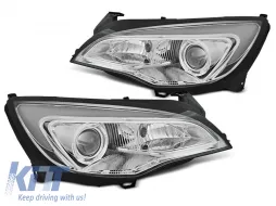 image-65-Chrom-Tuning-Scheinwerfersatz mit DRL-Leuchten geeignet für OPEL ASTRA J 2010-2015, links und rechts
