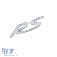 image-32-Chromaufkleber 3D ''RS'' 11cm x 4.5cm 1 Stück