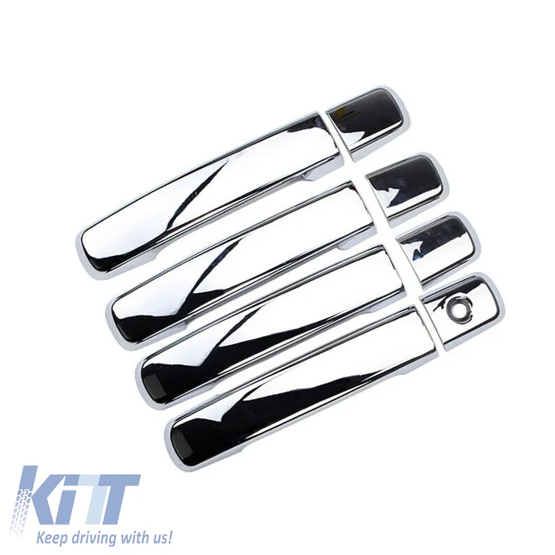 Chrome Door Handle Covers Steel suitable for Nissan Qashqai J10 07-14 Set 8 Pcs