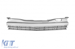 image-6-Chrome grille without emblem suitable for Opel Astra H 5 doors 2004-2007