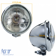 Chrome headlight 4.5