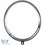image-33-Chrome headlight ring lamp ring for VW Beetle Bus T1 up to 1967 / Porsche 356