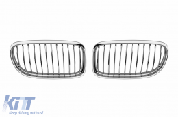 image-78-Chrome kidneys suitable for BMW 3 Series E90 sedan, E91 touring 2008-2012