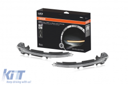 Chrome LED dynamic turn signals suitable for mirrors on Seat Leon 2012-2020, Arona, Ibiza after 2017 - ABLS6021181