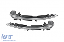 Chrome LED dynamic turn signals suitable for mirrors on Seat Leon 2012-2020, Arona, Ibiza after 2017-image-6238300