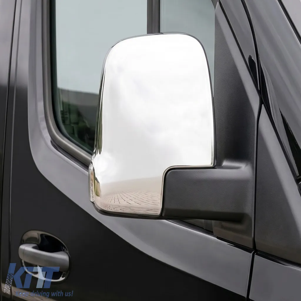 Chrome mirror cap set for Mercedes Sprinter W907 W910 from 2018