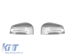 Chrome mirror covers suitable for Mercedes ML W164 2010-2011 - ABMEMX6007063