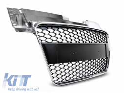 Chrome RS type grille suitable for Audi TT coupe, convertible 2006-2014 - ABAUGR6009034