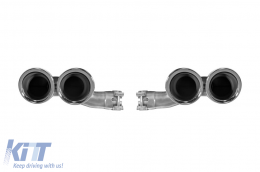 Chrome tip exhaust package suitable for Porsche Cayenne after 2018-image-6212546