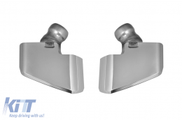 Chrome tip set type 550i suitable for BMW 5 Series G30, G31 after 2017-image-6155709