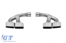 Chrome tip set type SQ7 suitable for Audi Q7 2016-2019 3.0T diesel-image-6158193