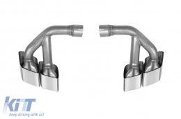 Chrome tip set type SQ7 suitable for Audi Q7 2016-2019 3.0T diesel-image-6158194