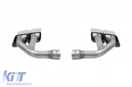 Chrome tip set type SQ7 suitable for Audi Q7 2016-2019 3.0T diesel-image-6158195