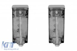 Chrome trim set suitable for front A Design bumper of Mercedes G-Class W463, left and right-image-6265594