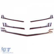 Chrome trim strips grille for Mercedes Sprinter W906 Facelift 2013-2018-image-6211038