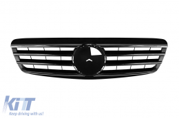 Chrome/black grille suitable for Mercedes S-Class W220 1998-2002 - ABMEGR6006708