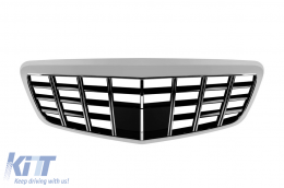 Chrome/black grille type Brabus suitable for Mercedes S-Class W221 2009-2012 - ABMEGR6009971