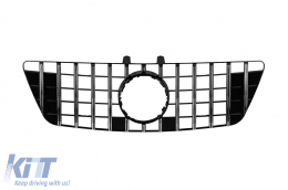 Chrome/black GT style grille suitable for Mercedes ML W164 2009-2011 - ABMEGR6007779