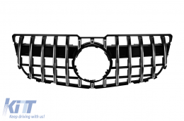 Chrome/black GT style grille suitable for Mercedes GLK X204 2013-2015 - ABMEGR6009111