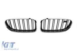 image-64-Chrome/black kidneys suitable for BMW 6 Series F06 Gran Coupe, F12 Cabriolet, F13 Coupe 2011-2018