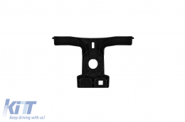 Chrome/gray diamond grille suitable for Mercedes C-Class W204 sedan, wagon, coupe 2007-2014-image-6236905