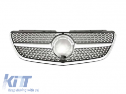 Chrome/gray diamond grille suitable for Mercedes Vito W447 after 2020