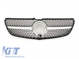 Chrome/gray diamond grille suitable for Mercedes V-Class W447 after 2020