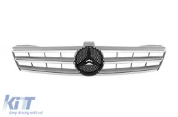 image-21-Chrome/gray grille suitable for Mercedes CLS C219 2004-2008