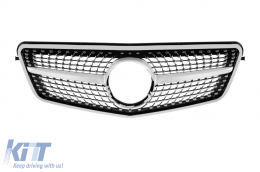 image-55-Chrom/graue Diamantgrill geeignet für Mercedes E-Klasse W212, S212 2009-2013