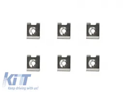 Chrom/grauer Kühlergrill geeignet für Mercedes C-Klasse W203 2000-2007-image-6132394